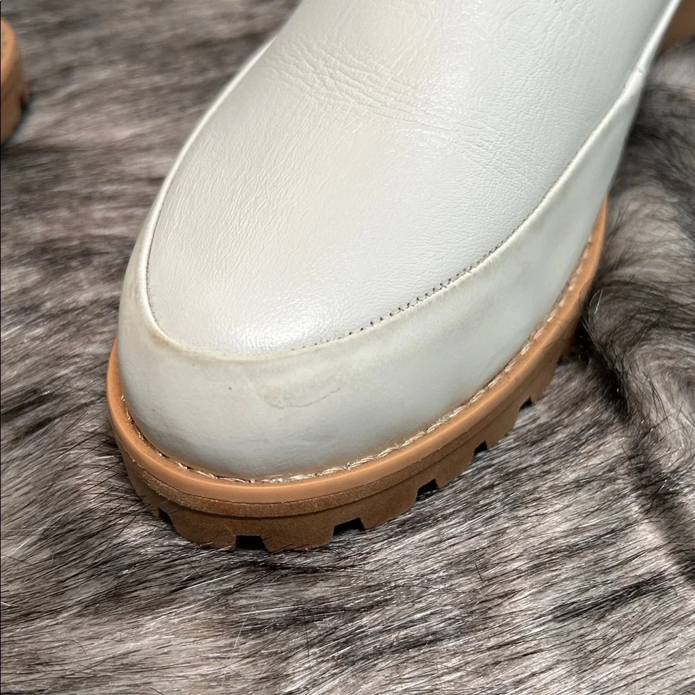 Rebecca Allen Women's The All Weather Boot White Lug Sole Size Women’s 8.5